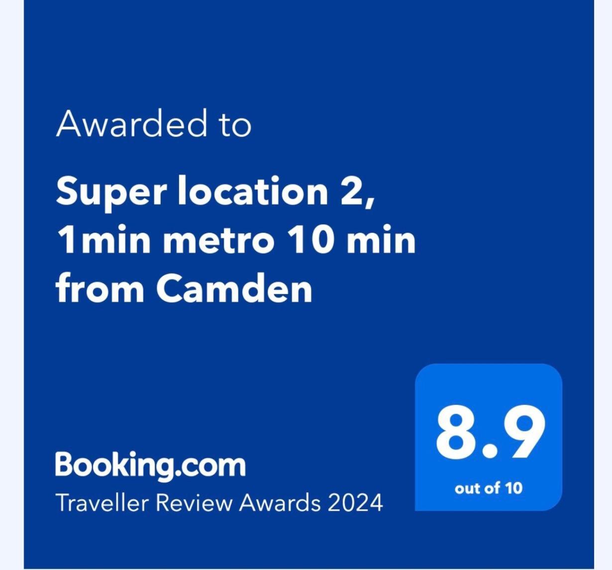 Super Location 2, 1Min Metro 10 Min From Camden Lejlighed London Eksteriør billede